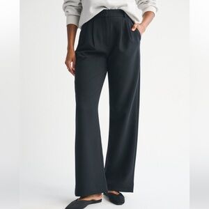 Abercrombie & Fitch Black Wide-Leg Pants